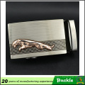 Hebilla del cinturón del metal del leopardo del oro de la alta calidad en un precio más bajo, hebilla automática